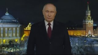 Putin “No nos rendiremos” Mensaje de fin de año de Putin [upl. by Ambrosane573]