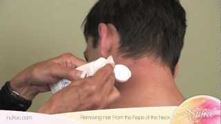 Nufree finipil  Removing Hair From the Nape of the Neck [upl. by Balbur]