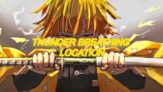 Demon Fall THUNDER Breathing Location  Requirements [upl. by Marquardt]