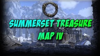 ESO Elder Scrolls Online Summerset Treasure Map IV4 Location [upl. by Sivi]