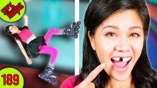 I BROKE A TOOTH ROLLER SKATING IN MY HOUSE  Spy Ninjas 189 [upl. by Tem]