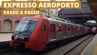 COMO IR de CONGONHAS até GUARULHOS de TRANSPORTE PÚBLICO  Ônibus  Metrô  Trem Expresso Aeroporto [upl. by Pinkerton]