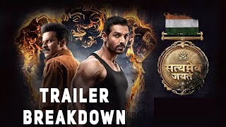 Satyameva Jayate  Trailer Breakdown  John Abhraham  Manoj Bajpayee [upl. by Enavi695]