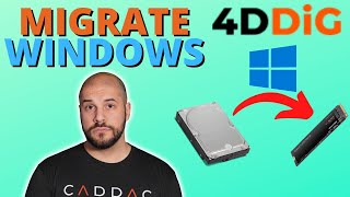 Move Windows to Another Drive Without Losing Data HDD amp SSD Using 4DDiG [upl. by Aphrodite]