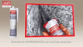 Anleitung Naturstein verfugen mit Marmorsilikon  Granitsilikon von Lugato [upl. by Ioyal]