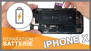 Réparation batterie iPhone X [upl. by Anirba557]