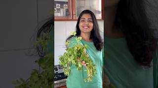 How to preserve coriander leaves for long time kitchen tips and trickseasy kitchen tips [upl. by Wall]