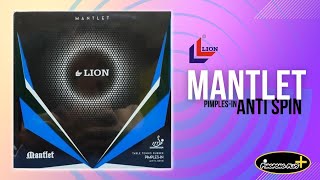 Lion MANTLET  Karet Tenis Meja ANTI SPIN  Test and Review [upl. by Esenwahs]