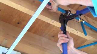 How to Install Pex Pipe Waterlines in Your Home Part 2 Plumbing Tips [upl. by Ahsela]