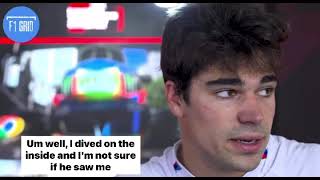 Lance Stroll Interview after Retiring In Baku [upl. by Tomchay]