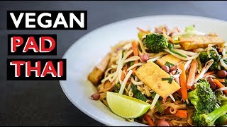 Vegan Pad Thai Recipe  EASY HOW TO MAKE ผัดไทย ˌpäd ˈtī [upl. by Stella]