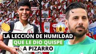 🚨 La lección de humildad 🔍 que le dio Piero Quispe a Claudio Pizarro 😎 [upl. by Adikram]