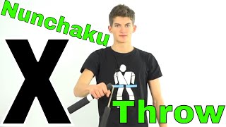 Awesome Nunchaku X Throw Tutorial [upl. by Isyak750]