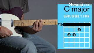 How to Play Barre Chords in C Major  Guitar Lessons [upl. by Tobit375]