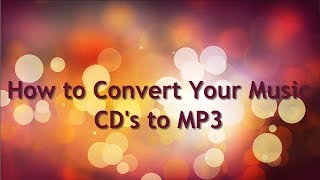 How to Convert Music CD to MP3 Free [upl. by Atsiuqal199]