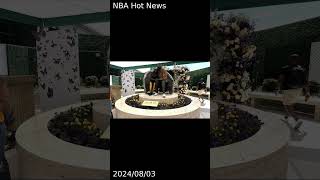 Lakers unveil statue of Kobe Bryant and daughter Gigi outside Cryptocom Arena [upl. by Anairt]