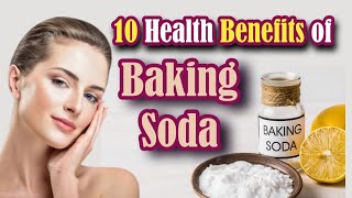 Top 10 Benefits of Baking Soda for Health Beauty and Cleaning [upl. by Neitsirhc]