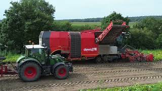 dewulf Kwattro mit Fendt 724 Gespann [upl. by Ecinnej89]