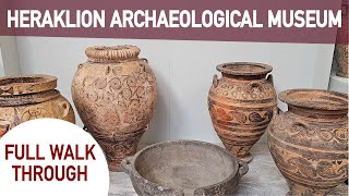 Heraklion Archaeological Museum  Full Walk Through [upl. by Netsyrc]