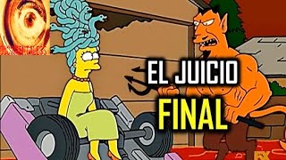 Aterradora vision de los Simpson sobre el juicio final [upl. by Sheree775]