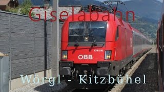 Führerstandsmitfahrt Giselabahn Wörgl  Kitzbühel HD  Cab Ride  ÖBB 1116 [upl. by Hgielac612]