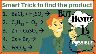 How to find Products of a Chemical Reactions  predicting the Product of a Chemical Reactions [upl. by Elkraps]