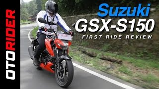 Suzuki GSXS150 2017 First Ride Review  Indonesia  OtoRider [upl. by Lalaj306]