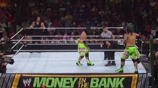 WWE Money in The Bank 2013 Seth Rollins amp Roman Reigns vs The Usos Tag Team Championship  WWE 13 [upl. by Led]