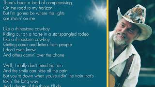 Ben Steneker  Rhinestone Cowboy Lyrics Video [upl. by Nerehs165]