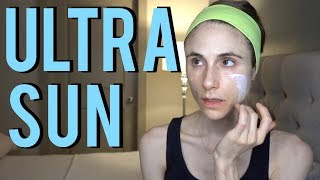 Ultrasun sunscreen review with swatching Dr Dray [upl. by Enirtak]