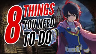 8 THINGS YOU SHOULD DO FOR BEST PROGRESSION  TALES OF CRESTORIA GUIDE [upl. by Ealasaid835]