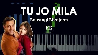 Tu Jo Mila Bajrangi Bhaijaan  Piano Tutorial Synthesia  Soham Korade [upl. by Gelasias257]