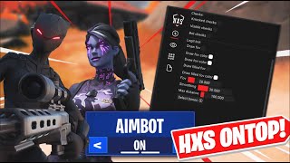 Cheating in Fortnite with the best Fortnite Cheat🎯 UNDETECTED HXS SERVICES🏆 [upl. by Anilorac]