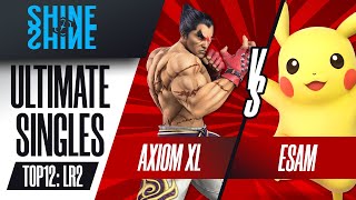 Axiom XL vs ESAM  Ultimate Singles Top 12 Losers Round 2  Shine 2022  Kazuya vs Pikachu [upl. by Lavine]