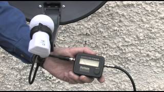 Using a SatFinder satellite meter to align your dish [upl. by Nisotawulo]