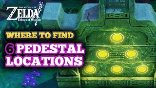 Where to Find Six Pedestals Locations in Zelda Echoes of Wisdom [upl. by Wightman]