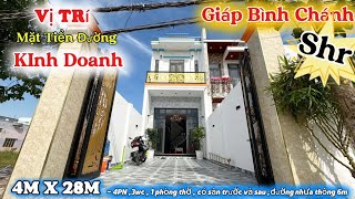 Bán Nhà Mặt Tiền Đường Kinh Doanh👉Sổ Hồng RiêngĐã Hoàn Công💯Gần Bình Chánh✅Bán Nhà Chính Chủ Giá RẺ [upl. by Bennett]