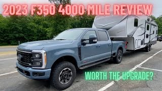 2023 Ford F350 TREMOR High output power stroke diesel 4000 mile reviewworth it fordtrucks [upl. by Aikcir]