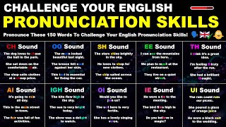 Pronounce These 150 Words To Challenge Your English Pronunciation Skills [upl. by Benton]