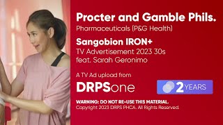 Sangobion IRON TV Ad 2023 30s with Sarah Geronimo Philippines [upl. by Hoeg586]