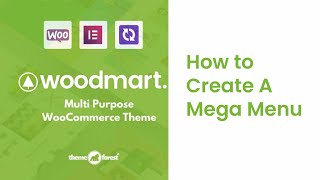 How to create Mega Menu using Woodmart Theme [upl. by Noiz152]