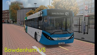 OMSI 2  Bowdenham V5  448 Apsley Bus Station to Wotton High Road [upl. by Esiuol]