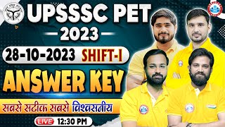 UPSSSC PET 2023 Exam Analysis UPSSSC PET Answer Key UPSSSC PET 28 Oct 1st Shift Exam Analysis [upl. by Narbig]