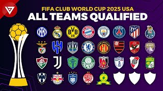 🔵 FIFA Club World Cup USA 2025 All Teams Qualified amp Schedule [upl. by Gala]