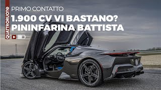 Quanto va forte e come si guida lHyperGT da 1900 CV  Pininfarina Battista SUB ENG [upl. by Ammej]