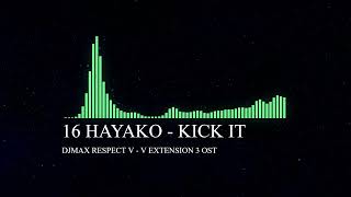 DJMAX V OST 16 HAYAKO  KICK IT [upl. by Tail935]