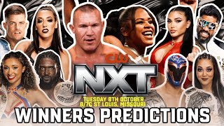 WWE NXT St Louis Missouri  Winner Predictions  Boom Wrestling [upl. by Rawdon127]