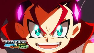 The Dark Prince And Destruction Belfyre  Beyblade Burst QuadDrive  Disney XD [upl. by Spanjian416]