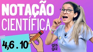 NOTAÇÃO CIENTÍFICA  POTÊNCIAS DE BASE 10  \Prof Gis [upl. by Emyaj]