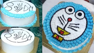 4 मिनट मे Doraemon cake बनाना सीखिये  Doraemon cake  How to make Doraemon cake  chef nitin [upl. by Elenore]